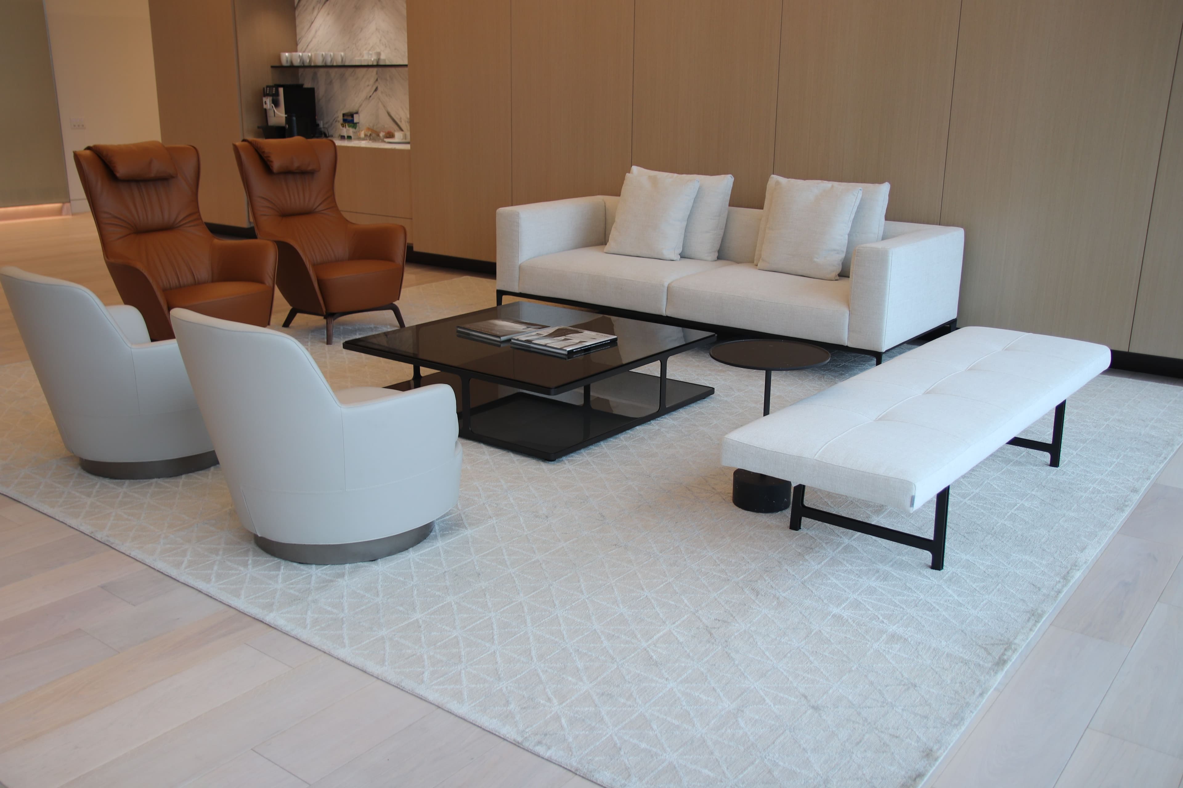 Tibetan hand knotted carpet for our client in Houston, TX.